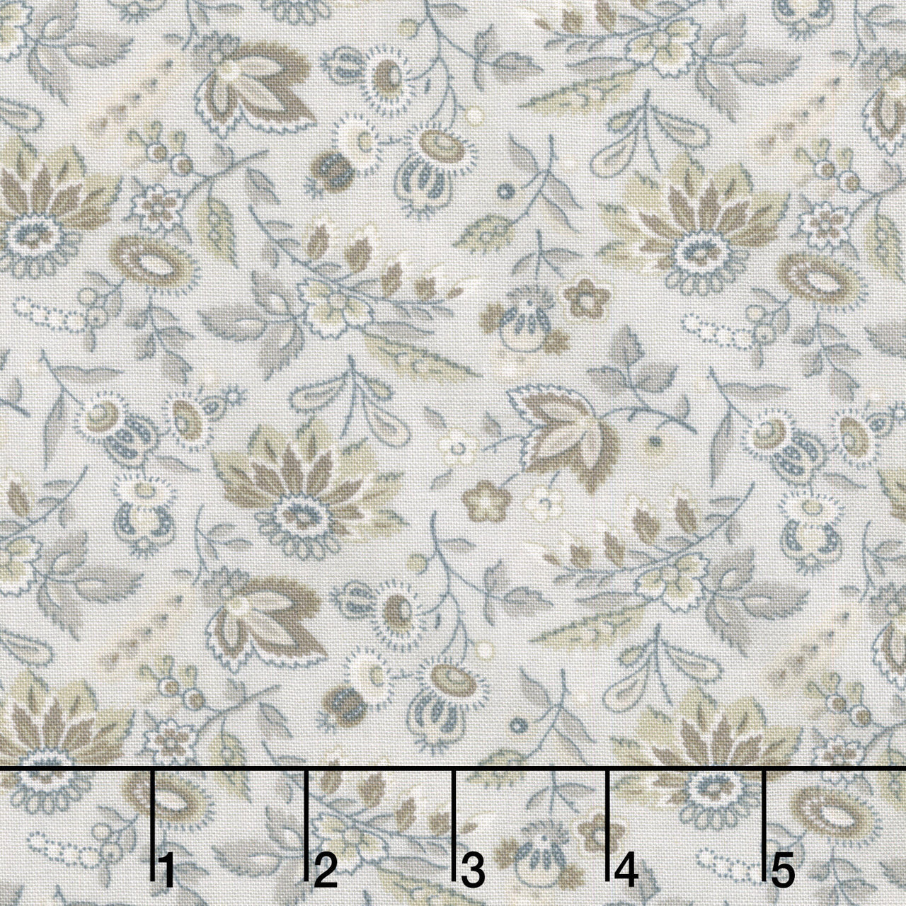 Daybreak - Floral Grey Yardage