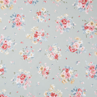 La Fleur Flannel - Bouquets Green Yardage