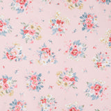 La Fleur Flannel - Bouquets Pink Yardage