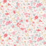 La Fleur Flannel - Packed Floral Cream Yardage