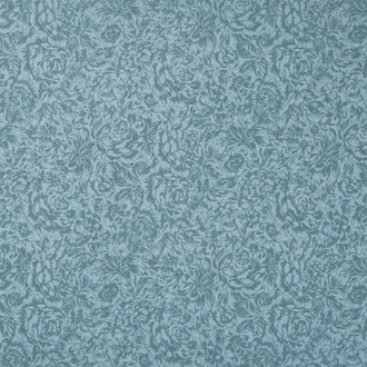 La Fleur Flannel - Tonal Floral Blue Yardage