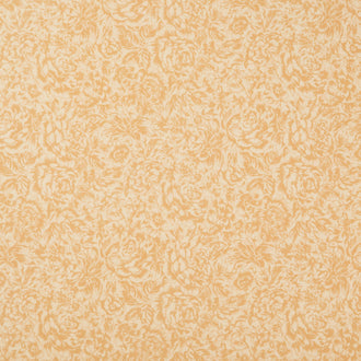 La Fleur Flannel - Tonal Floral Yellow Yardage