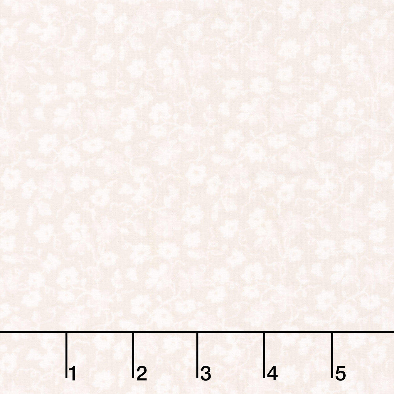 La Fleur Flannel - Packed Ditsy Cream Yardage