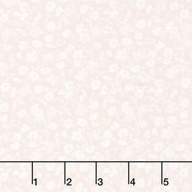 La Fleur Flannel - Packed Ditsy Cream Yardage