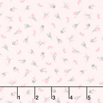 La Fleur Flannel - Buds Pink Yardage