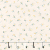 La Fleur Flannel - Buds Yellow Yardage