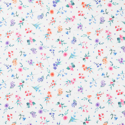 Bloom Bright - Tossed Flowers Multi Yardage