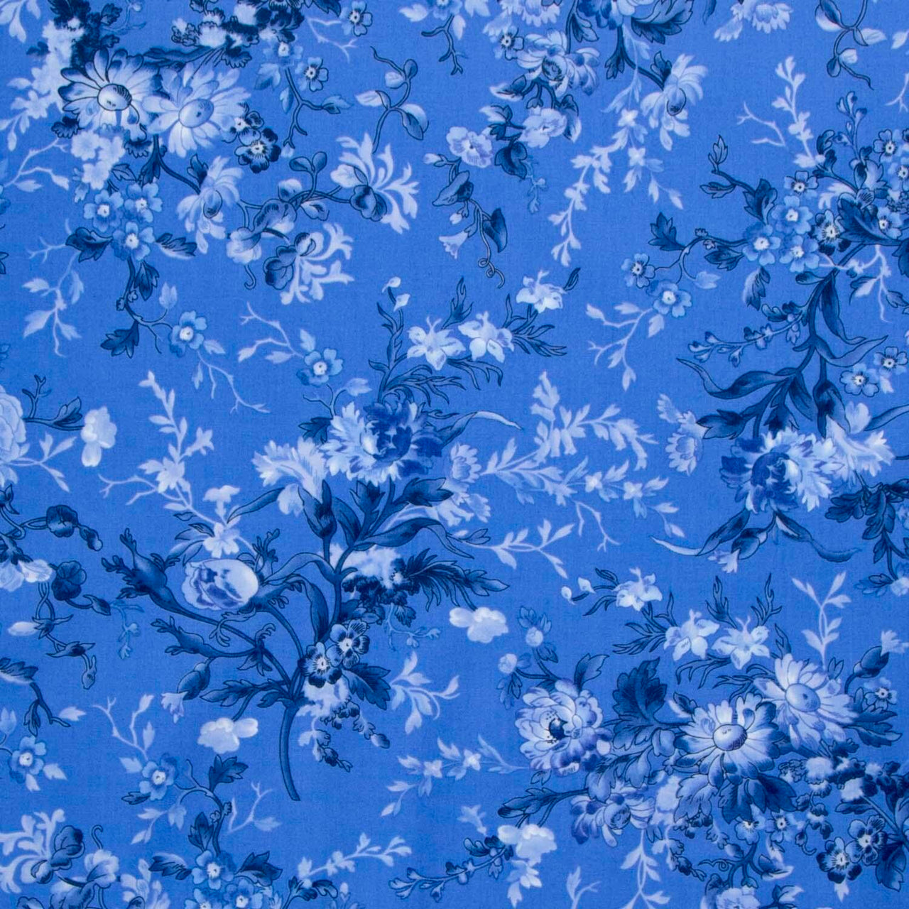 Blue Belle - Bouquet Navy Yardage