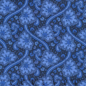 Blue Belle - Paisley Navy Yardage