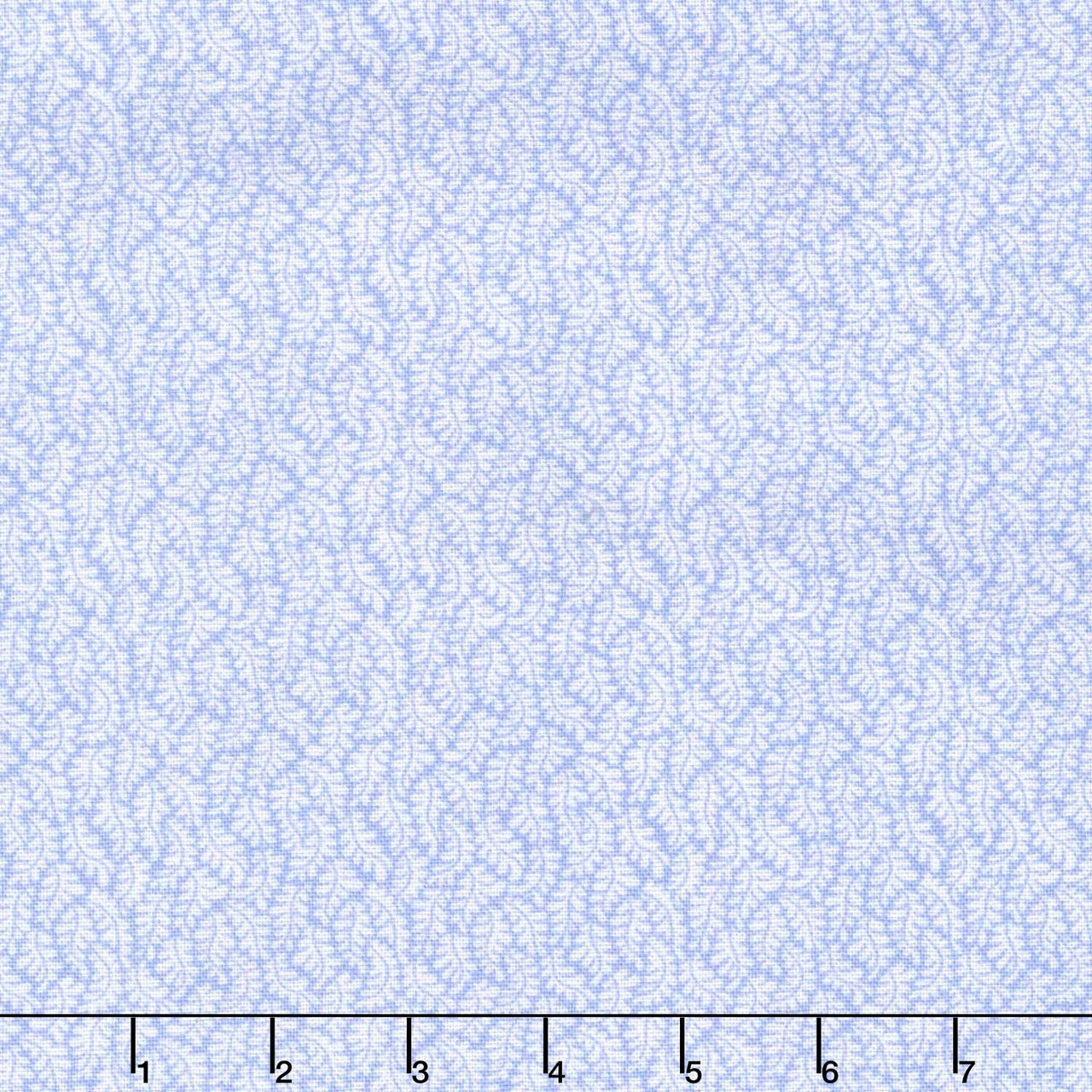 Blue Belle - Vine White Yardage