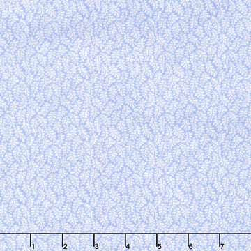 Blue Belle - Vine White Yardage