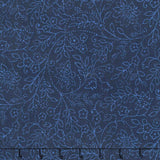 Blue Belle - Trailing Leaf Navy Yardage