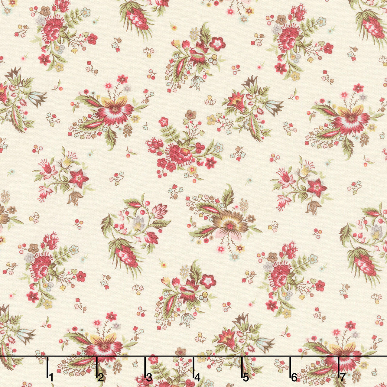 French Market - Bouquet Cream Yardage