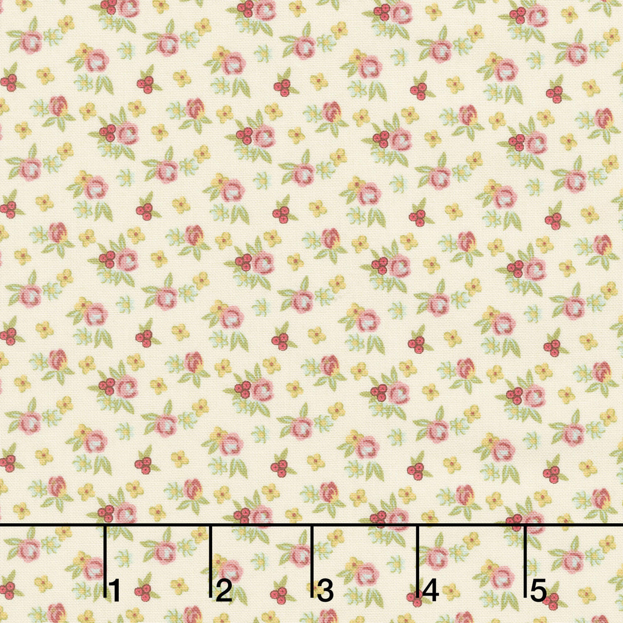 French Market - Buds Cream Yardage
