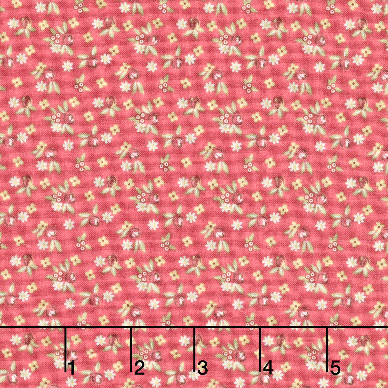 French Market - Buds Red Yardage