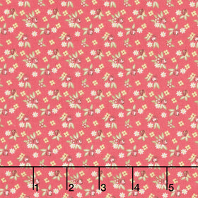 French Market - Buds Red Yardage