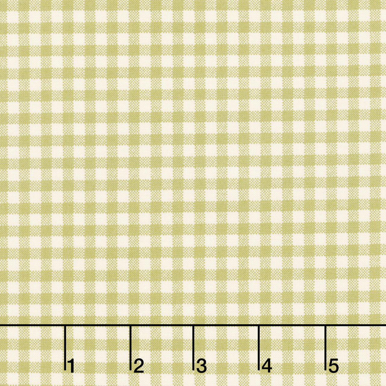 French Market - Gingham Green Yardage