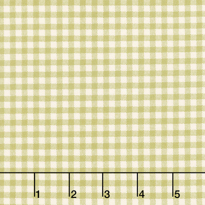 French Market - Gingham Green Yardage