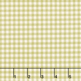 French Market - Gingham Green Yardage