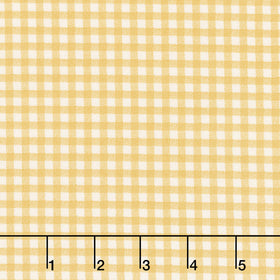 French Market - Gingham Yellow Yardage