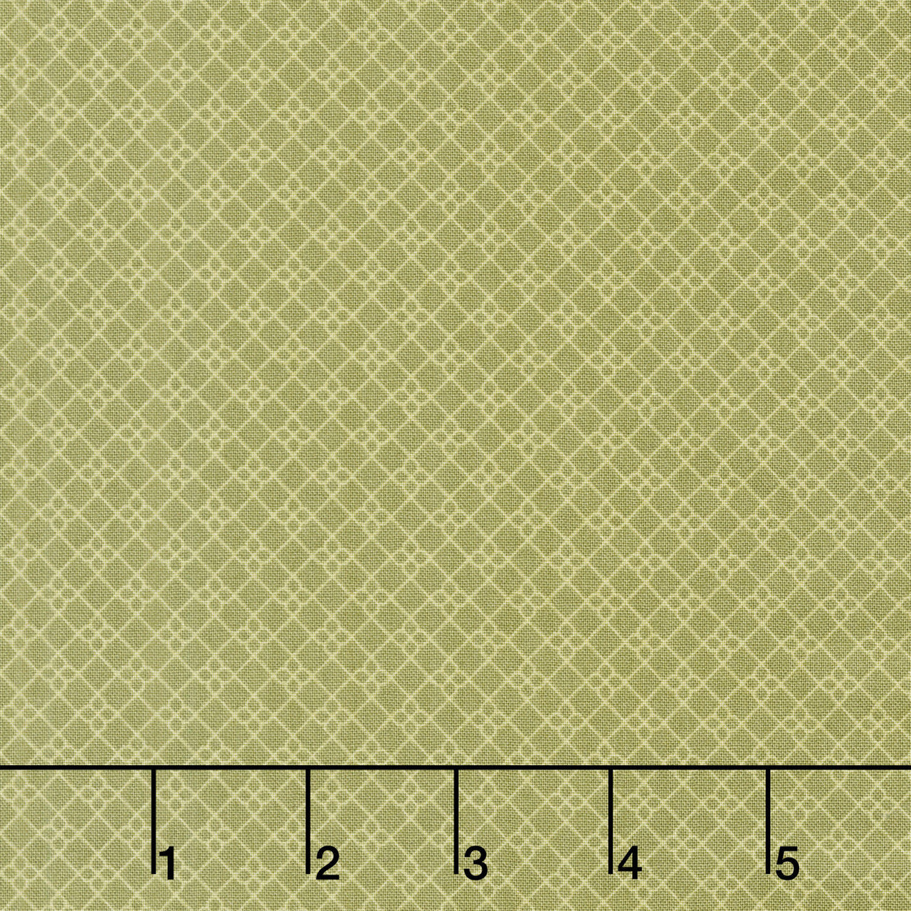 French Market - Geo Pattern Green Yardage