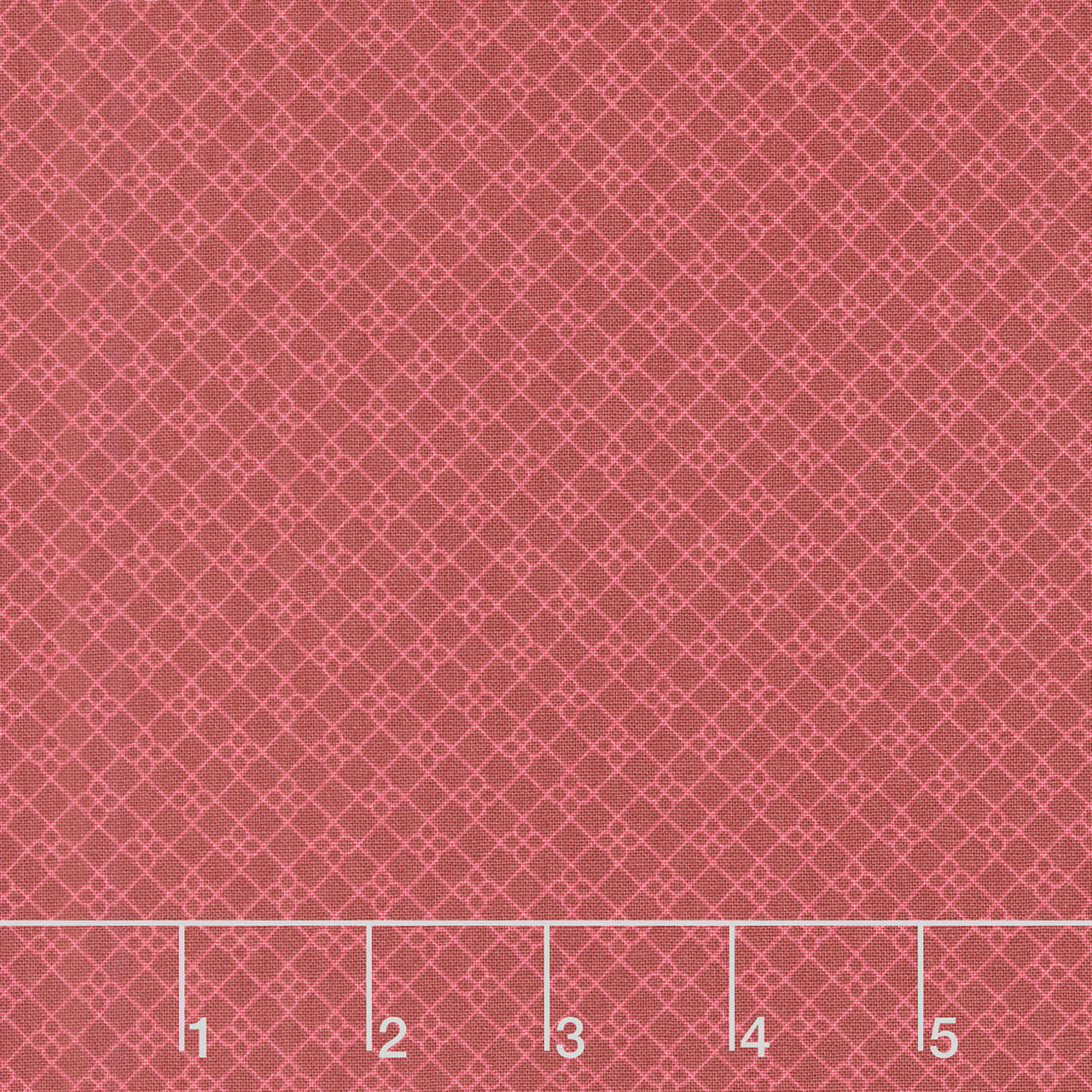 French Market - Geo Pattern Red Yardage