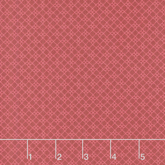 French Market - Geo Pattern Red Yardage