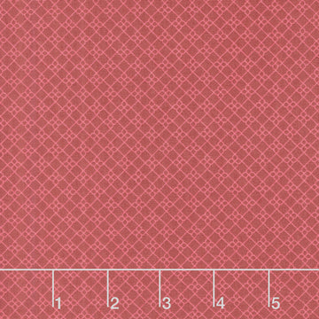 French Market - Geo Pattern Red Yardage