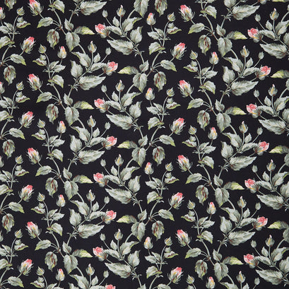 Marlowe - Leaves Black Yardage