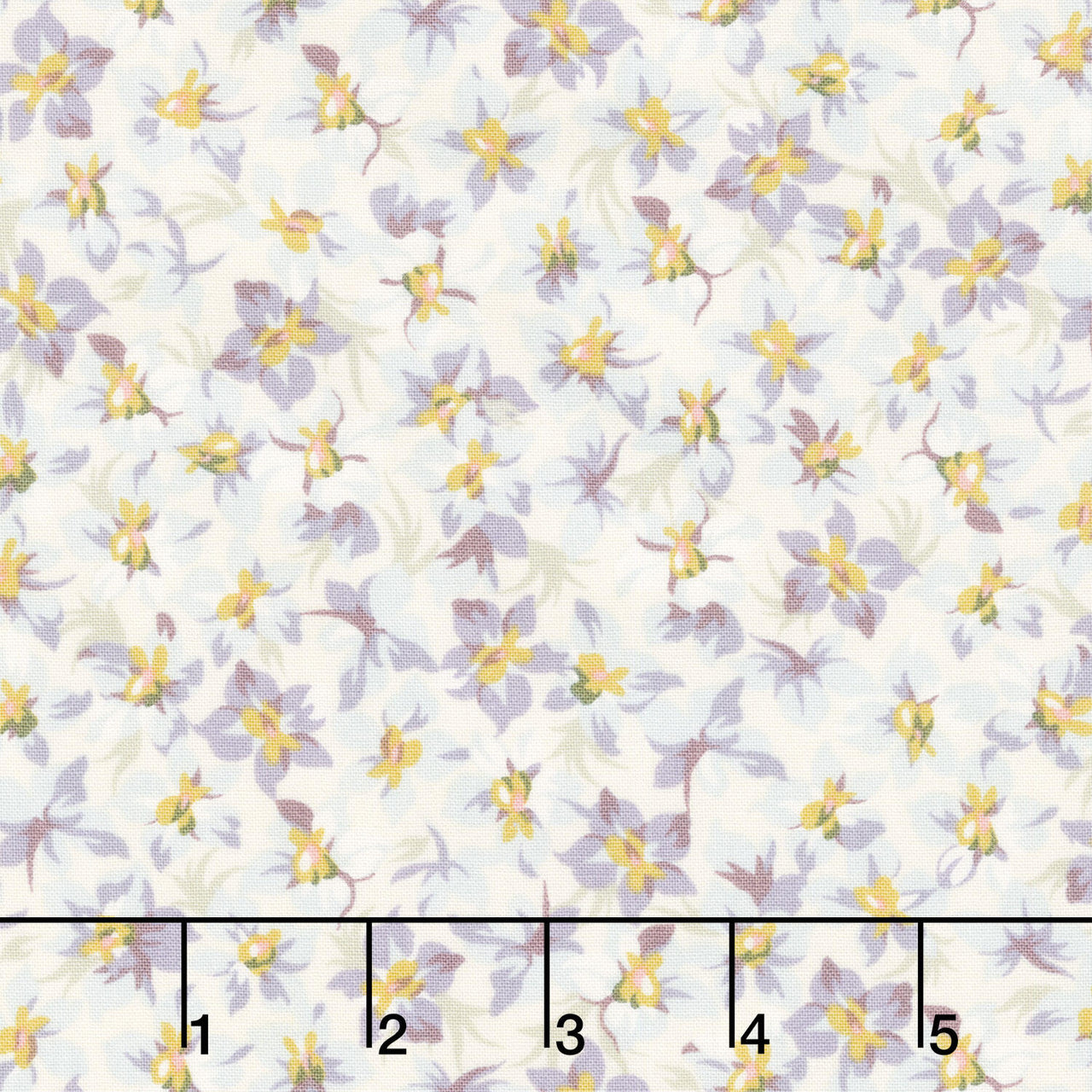 Marlowe - Packed Flower Cream Yardage