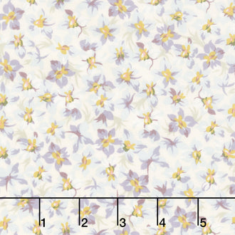 Marlowe - Packed Flower Cream Yardage