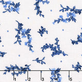 Blue Belle - Sprigs White Yardage