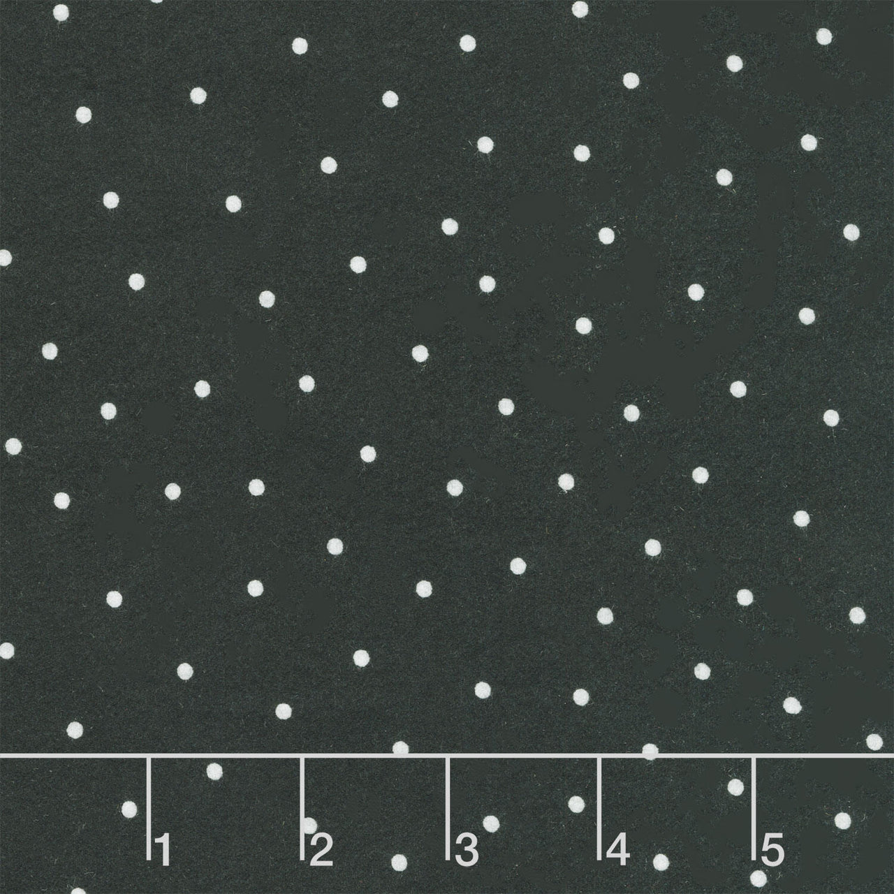 Kimberbell Basics Flannel - Small Dot Black/White Yardage