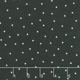 Kimberbell Basics Flannel - Small Dot Black/White Yardage