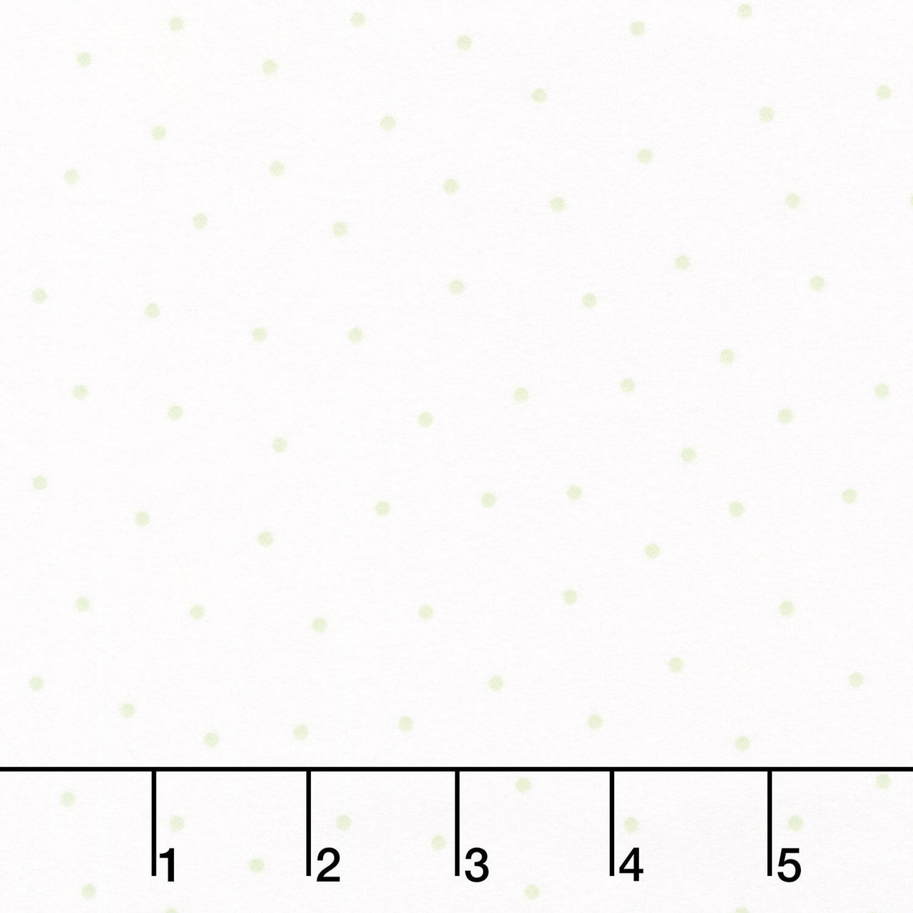 Kimberbell Basics Flannel - Small Dot White/Soft Green Yardage