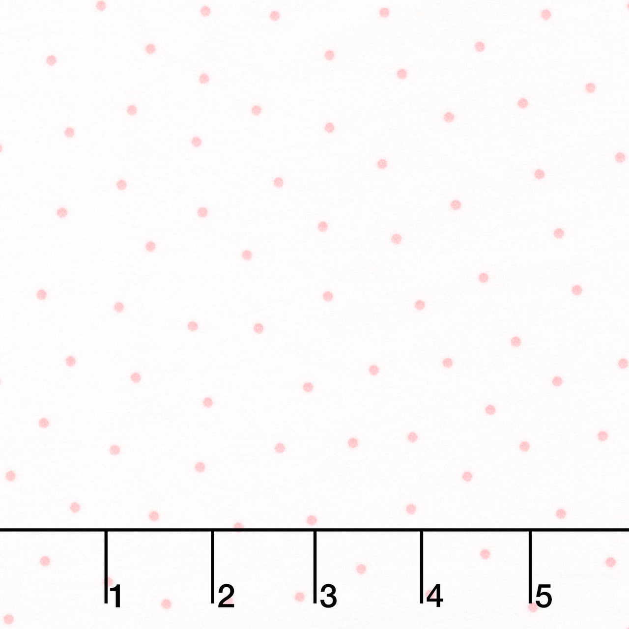Kimberbell Basics Flannel - Small Dot White/Pink Yardage
