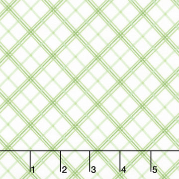 Kimberbell Basics Flannel - Plaid Green Yardage