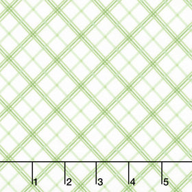 Kimberbell Basics Flannel - Plaid Green Yardage