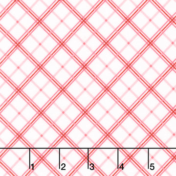 Kimberbell Basics Flannel - Plaid Red Yardage