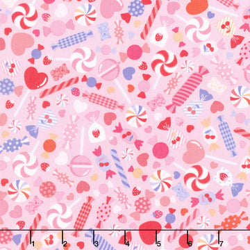 Sweet Shoppe - Candy Salad Pink Yardage