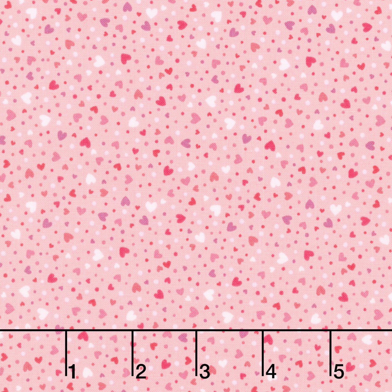 Sweet Shoppe - Hearts Pink Yardage