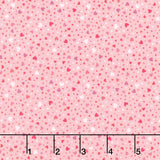 Sweet Shoppe - Hearts Pink Yardage