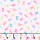 Sweet Shoppe - Gummy Bears Pink Yardage
