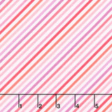 Sweet Shoppe - Bias Stripe Pink Yardage
