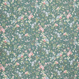 Terrace Blooms - Floral Branches Green Yardage