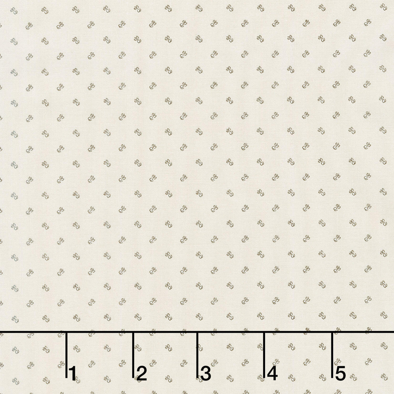 Terrace Blooms - Dot Bud Cream Yardage