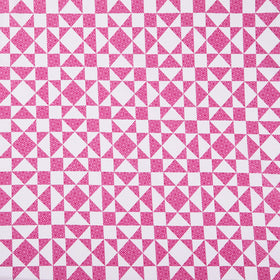 Colorblock Party Cheater Prints - Twinkle Magenta Pink 108" Wide Backing
