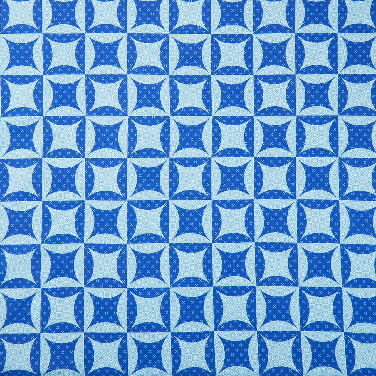 Colorblock Party Cheater Prints - Breezeway Light Blue Dark Blue 108" Wide Backing