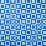 Colorblock Party Cheater Prints - Breezeway Light Blue Dark Blue 108" Wide Backing