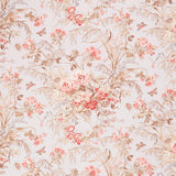 Meadow Blush - Focal Floral Blue Yardage